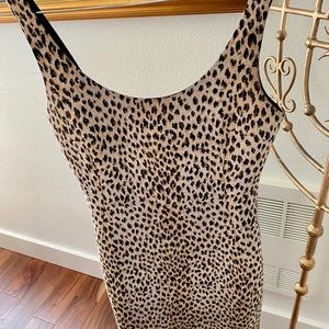 DVF leopard dress